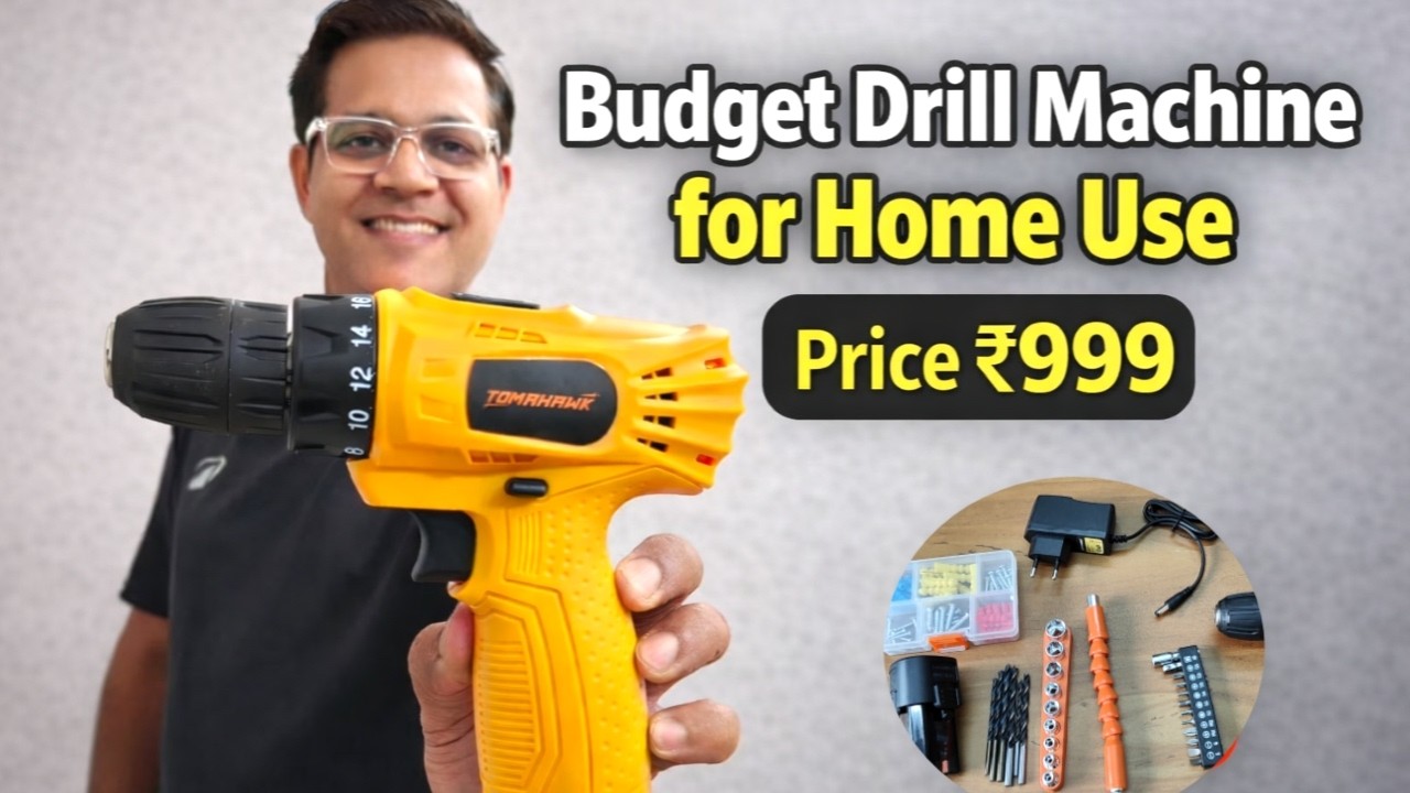 Budget drill machine for home use | Drill machine review hindi | Cheap and best drill machine