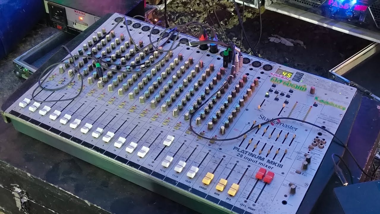Studio master mk lll mixer testing in kauru king selvam audios #studiomaster #mklll #mixer