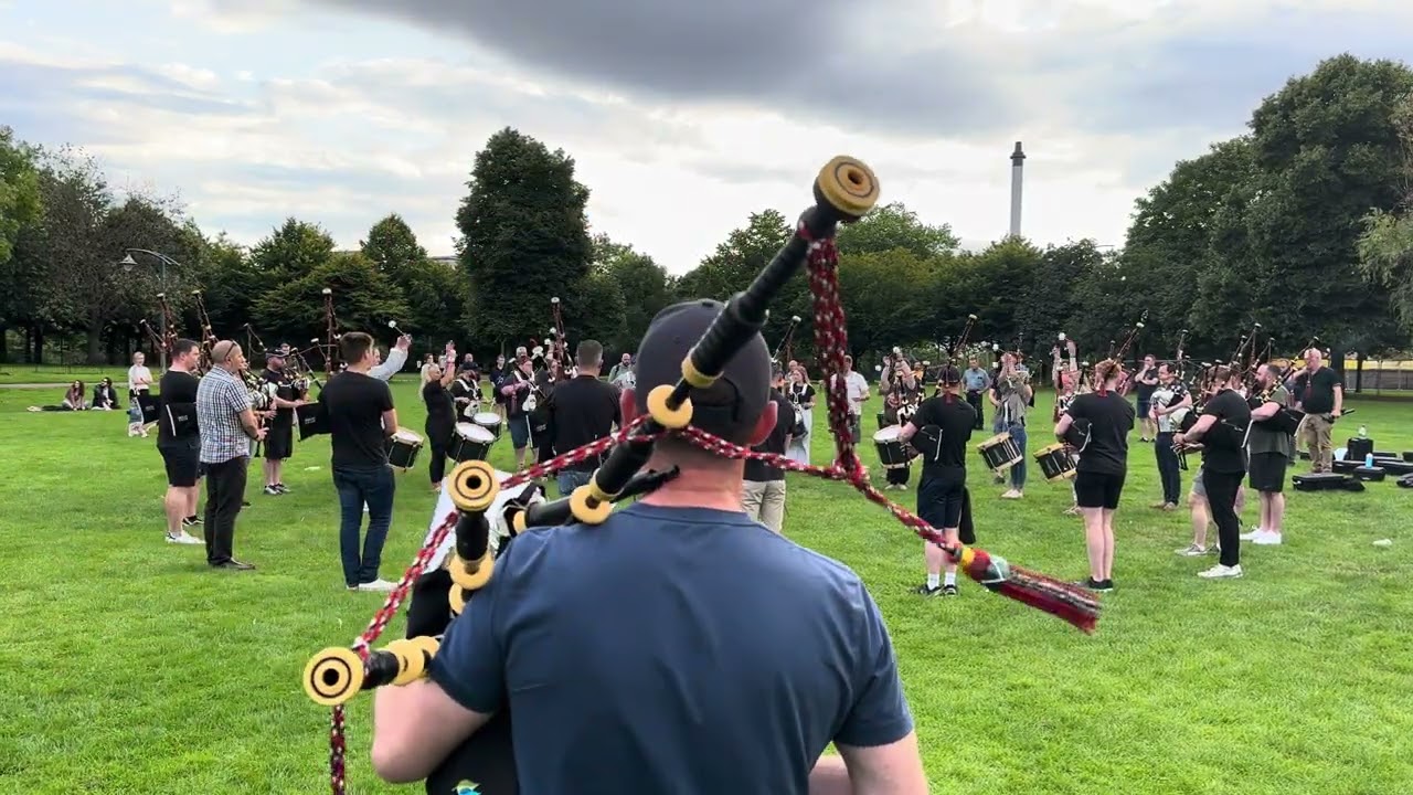 Scottish Power Pipe Band - 2023 World Championships - Medley Practice