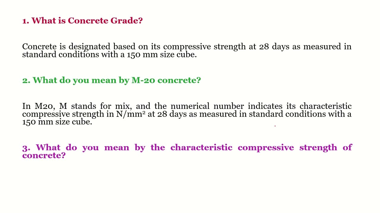 CT MCQs/Concrete Technology/ All competitive exams