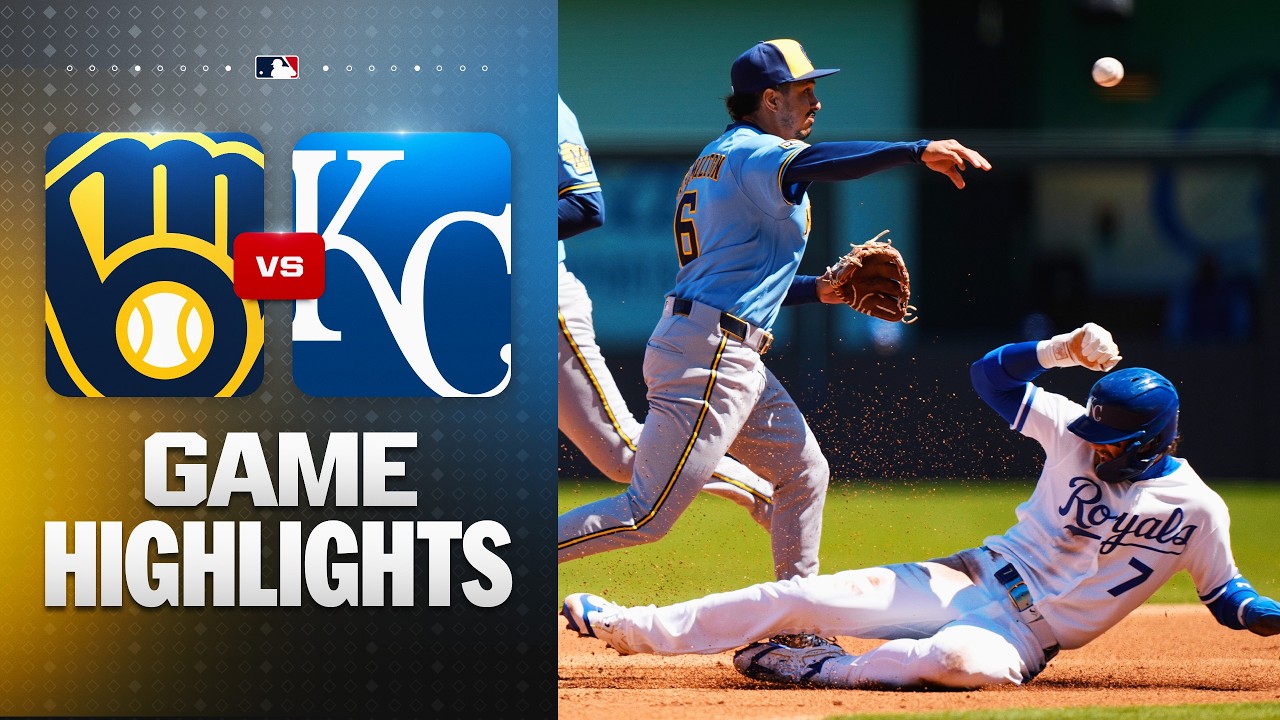 Brewers vs. Royals Game Highlights (4/4/26) | MLB Highlights