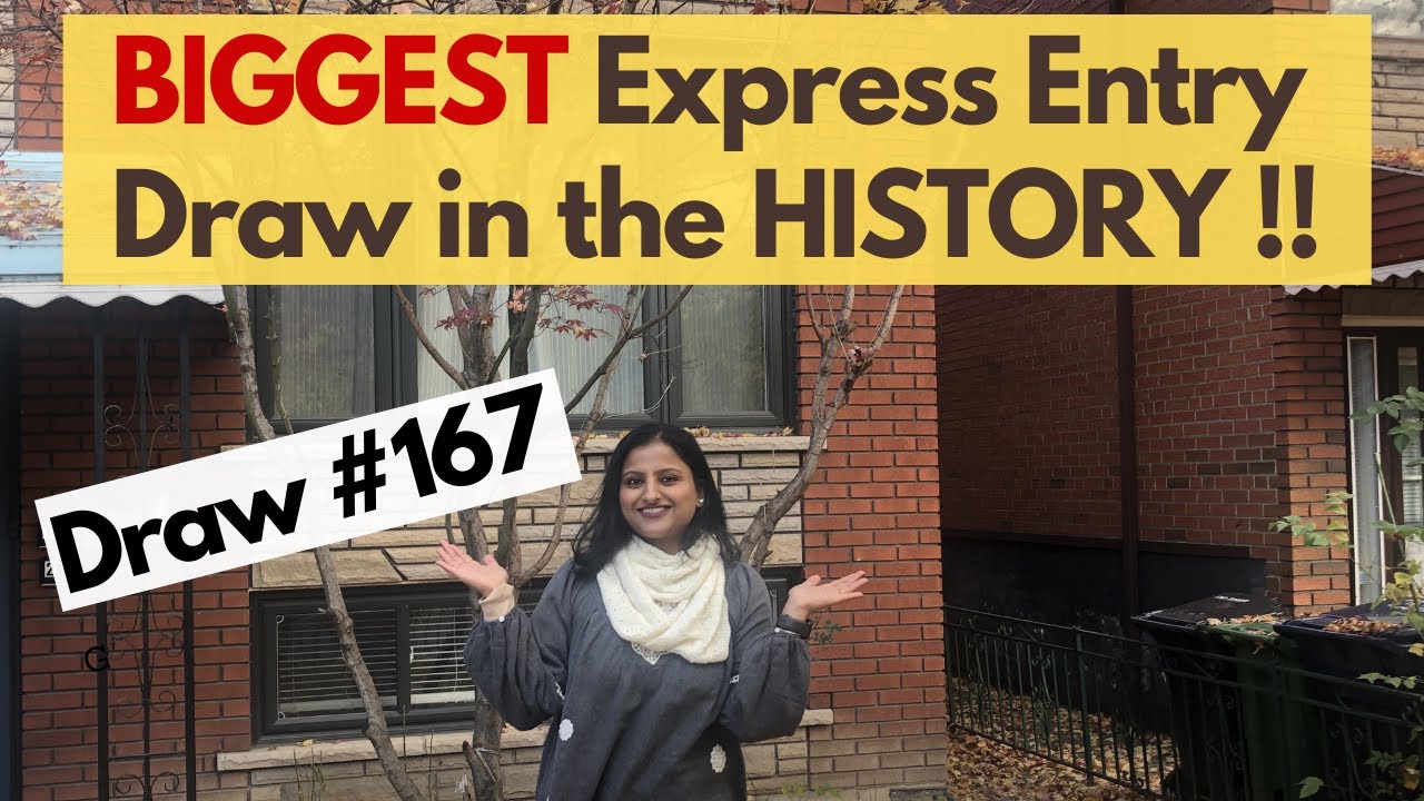 BIGGEST Express Entry Draw in the HISTORY! | Express Entry Draw 167 on 18 Nov 2020