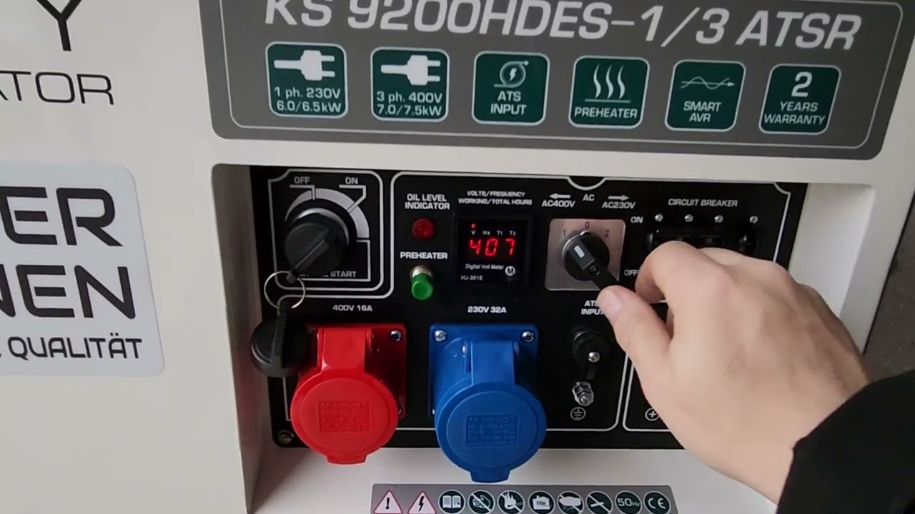 DieselGeneratorKS9200