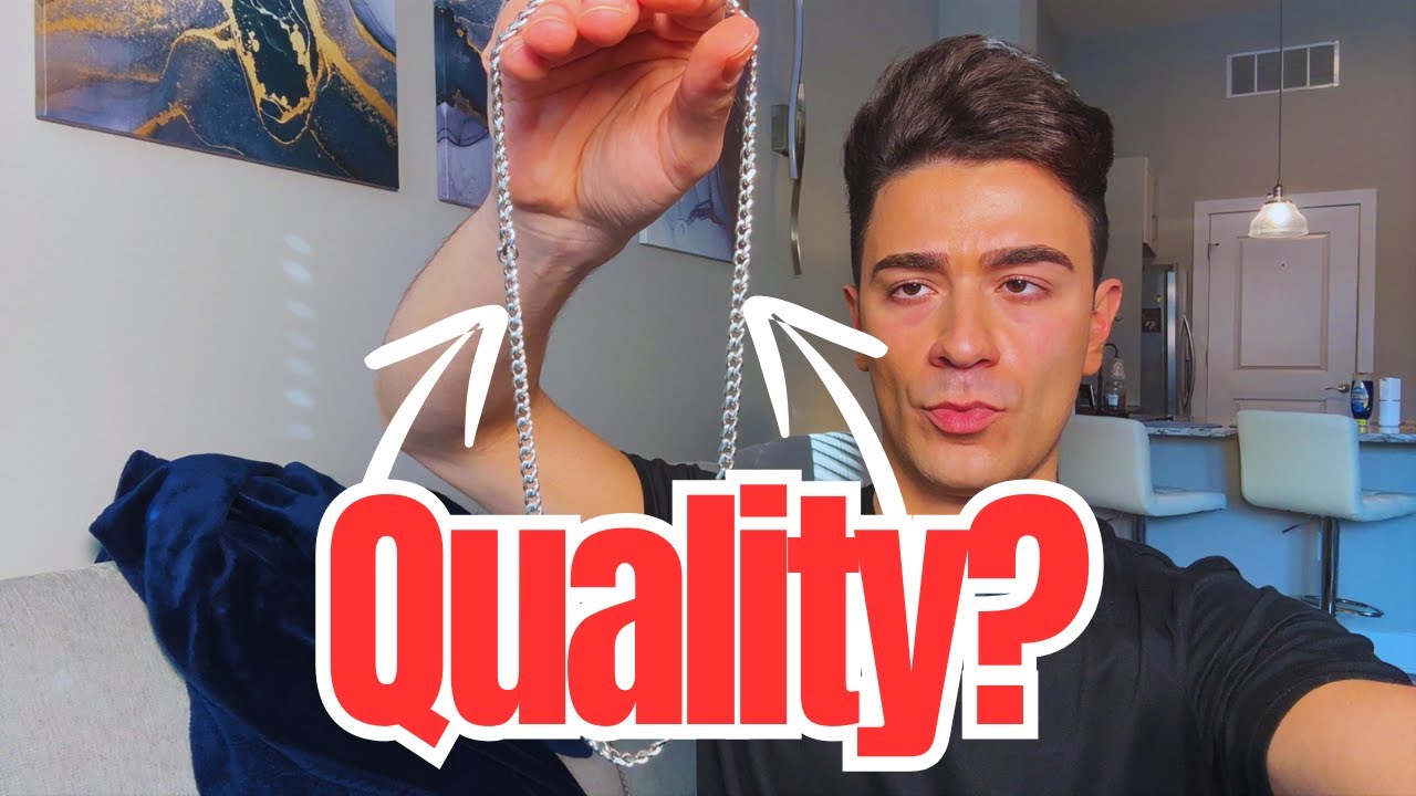 Review of KRZ Silver Cuban Link Chain for Men 5mm Miami Chains for Men Stainless Steel Chains 925 St
