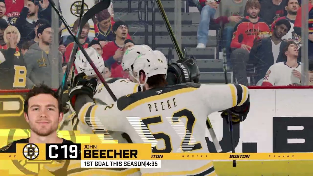 NHL 25 Gameplay: Boston Bruins vs Florida Panthers - (Xbox Series X) [4K60FPS]