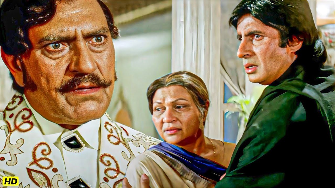 इस औरत की हर साँस... आज भी मेरे नाम पर कर्ज़दार है | Amitabh Bachchan & Mukesh Rishi Action Dialogue