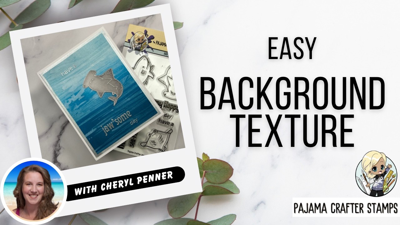 Easy Background Texture | Pajama Crafter Stamps Happy Flappy stamp set