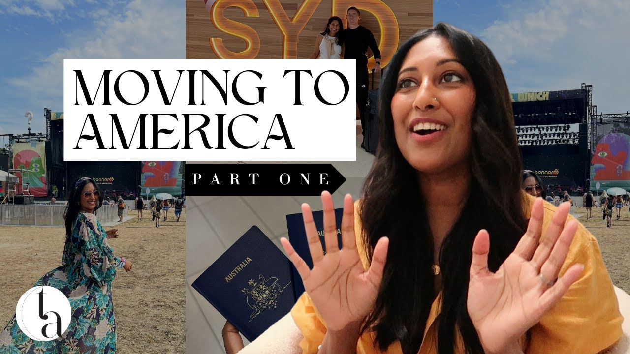 How my husband and I moved from Australia to America | Visa, Packing, Accomodation | Tina Abeysekara