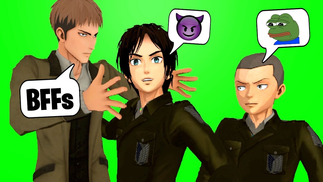 EREN E JEAN VIRARAM MELHORES AMIGOS!! | OTAKUS RESPONDEM 17 (AOT VR)
