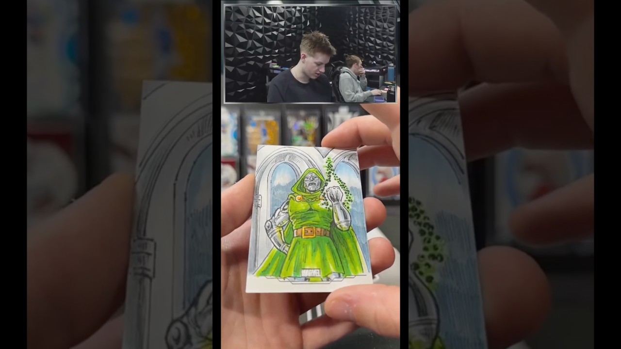 Pulling a SKETCH! 🤯 #shorts #cardbreaks #sportscards #nfl #nflcards #panini #football #viral