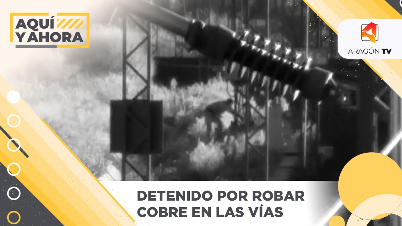 Detenido por robar cable de cobre de la línea ferroviaria