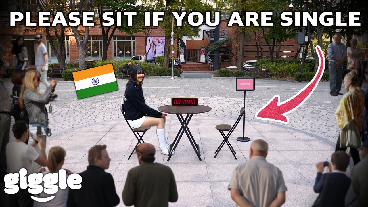 What if a Beautiful Indian Girl was speed dating on the streets of Seoul?