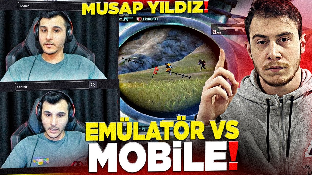 EMULATOR VS MOBILE WOW VS ATTIK!! @MusabYldz | PUBG Mobile