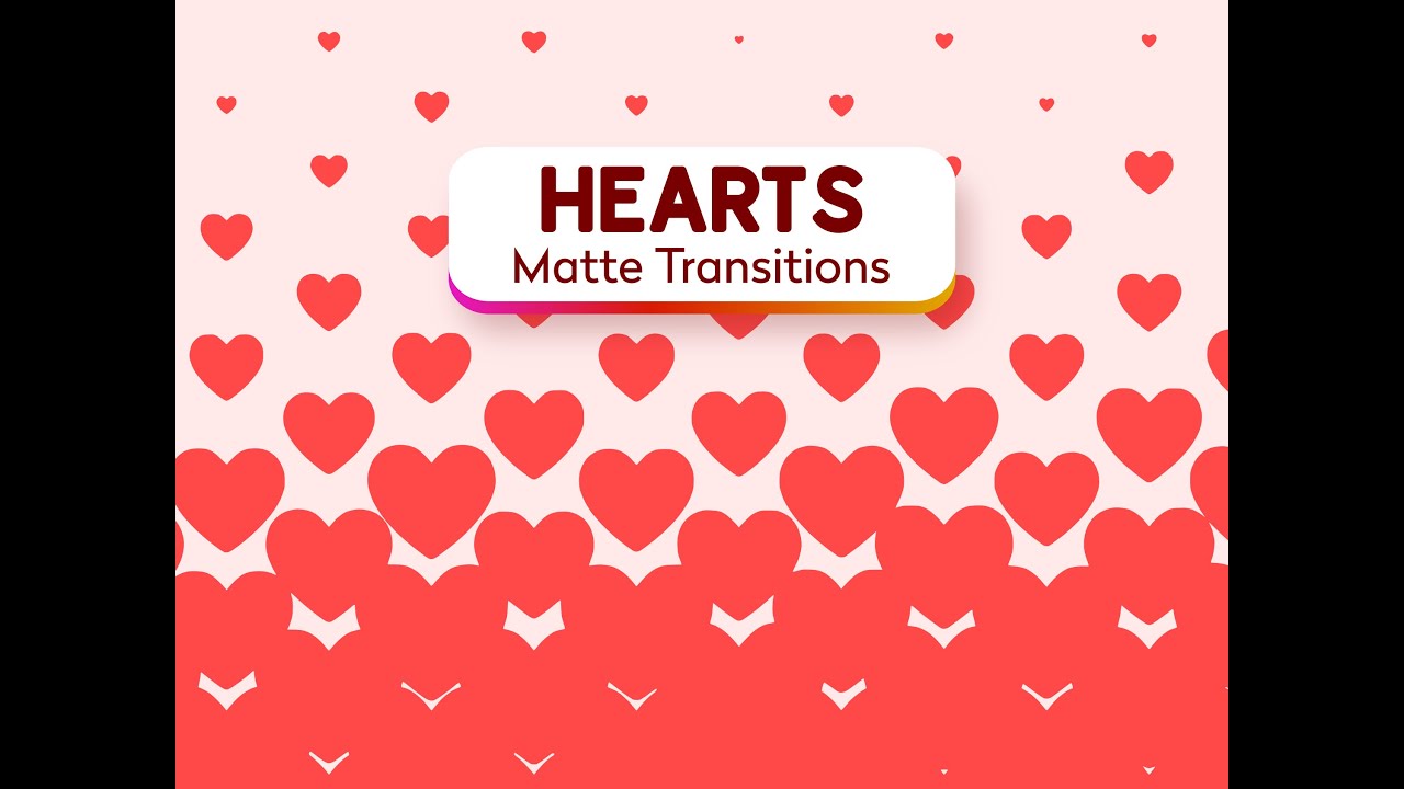 Heart Matte Transitions: Romantic Animated Stream Assets (mp4 download)