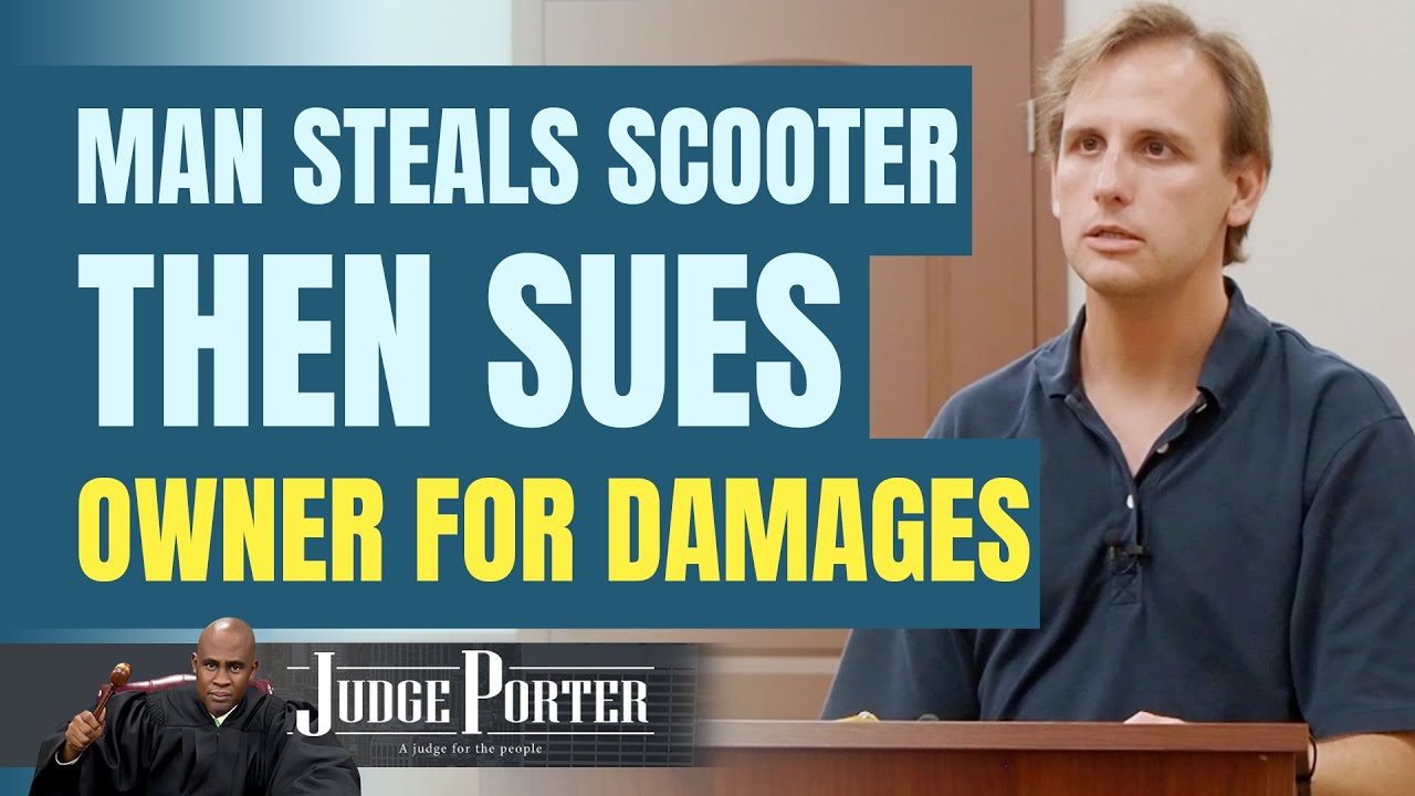 Man Steals Woman's Scooter, Then Sues Her.
