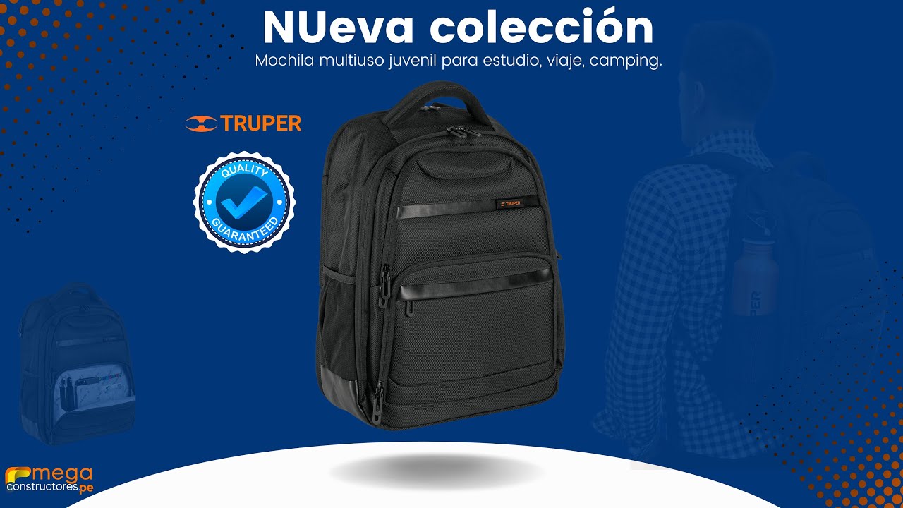 MOCHILA PORTA LAPTOP IMPERMEABLE TRUPER