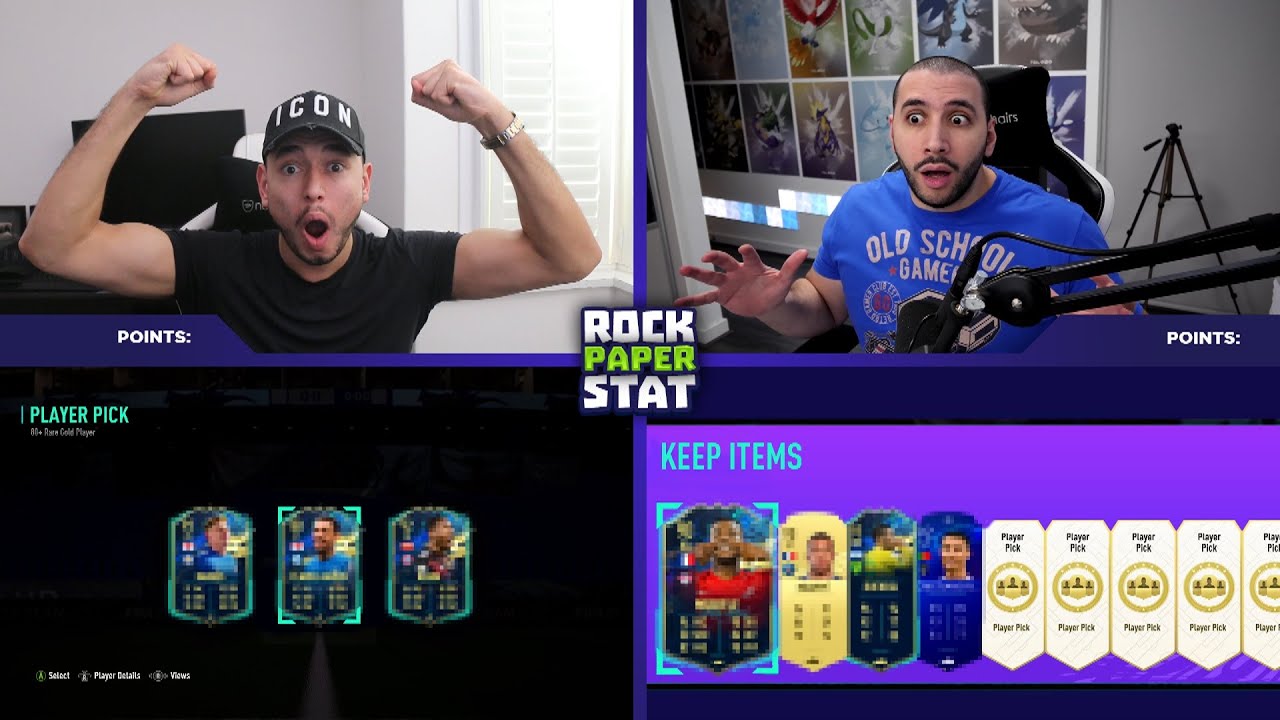 THESE PACKS ARE CRACKED!!! Insane TOTS Player Pick Rock Paper Stat vs Itani!!!