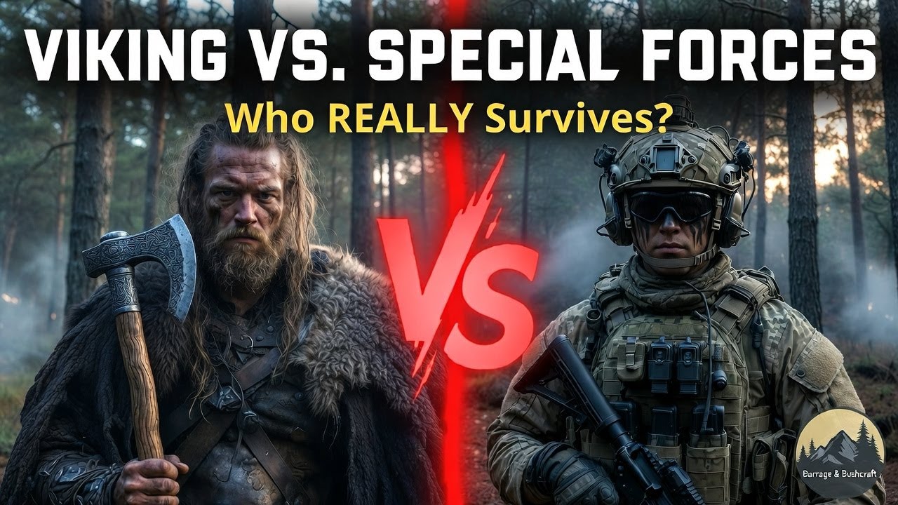 Ancient Bushcraft Master vs. Modern Soldier: Wilderness Standoff