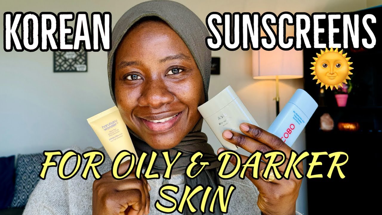 KOREAN SUNSCREENS FOR OILY & DARKER SKIN TONES + NO WHITE CAST ft. YESSTYLE