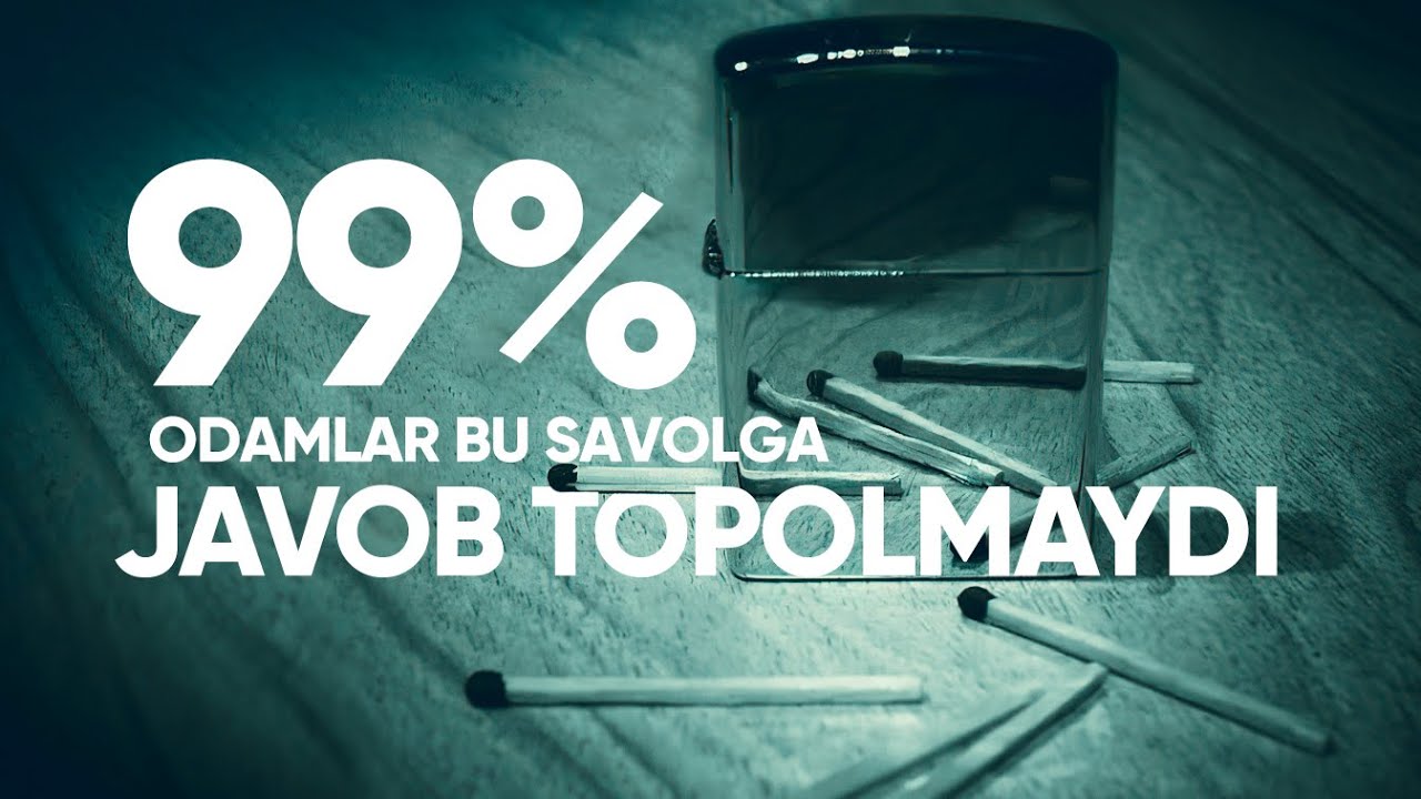 SIZ BU MANTIQIY SAVOLLARGA JAVOB TOPA OLASIZMI?