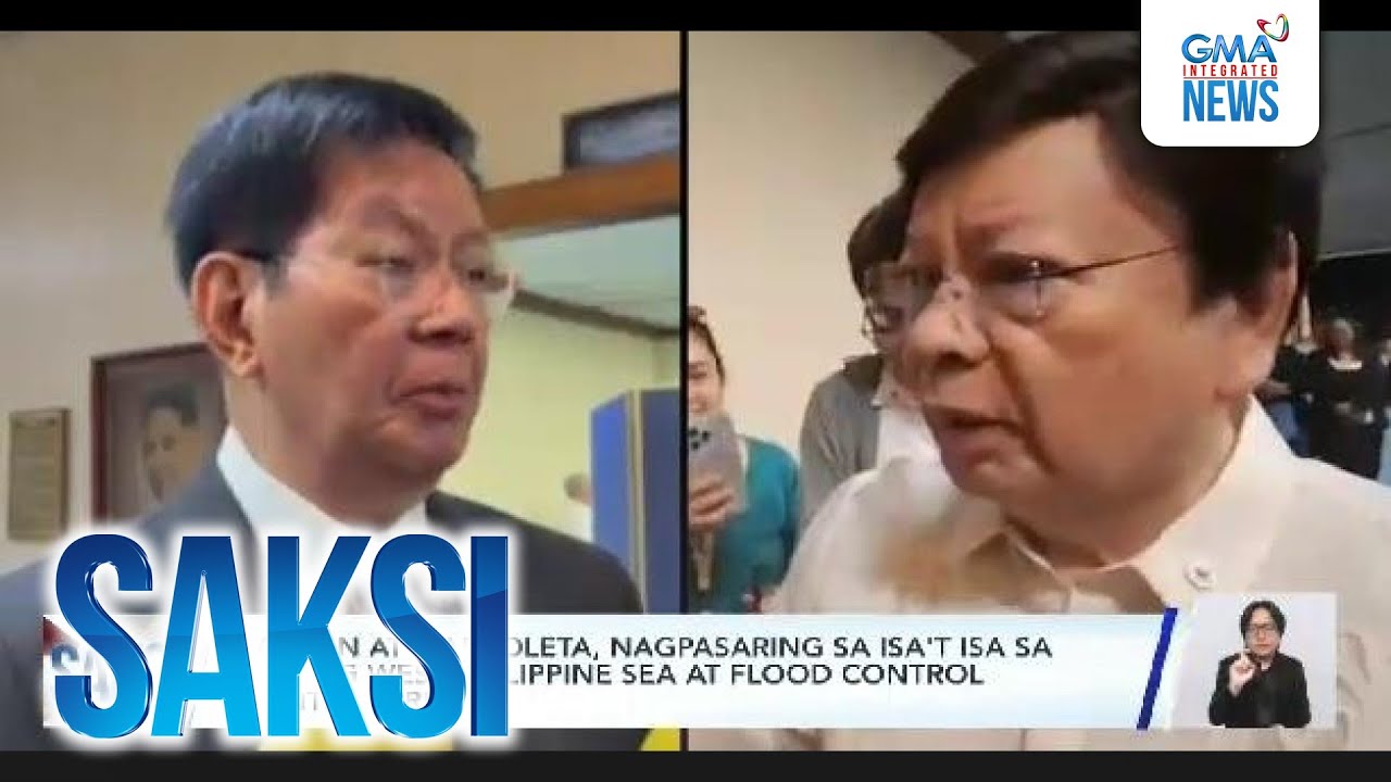 Lacson at Marcoleta, nagpasaring sa isa't isa sa isyu ng West Philippine Sea... | Saksi