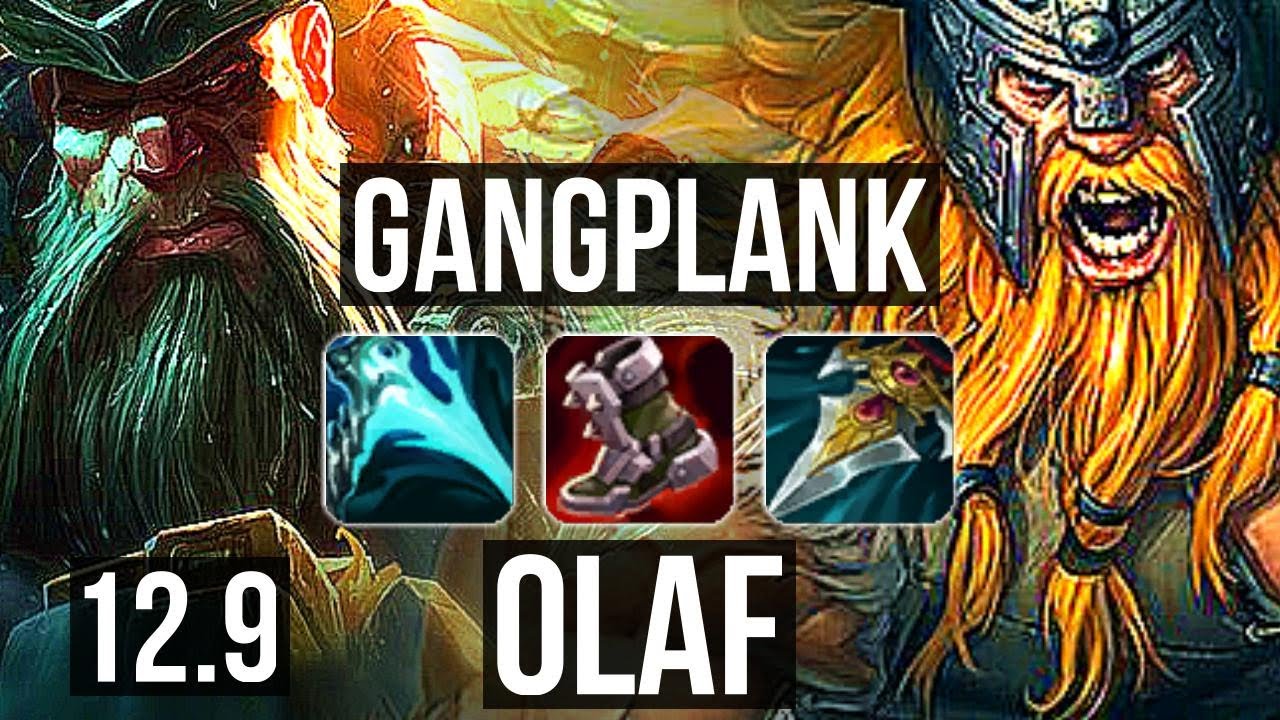 GP vs OLAF (TOP) | 3.0M mastery, 5/1/8, 700+ games | BR Master | 12.9