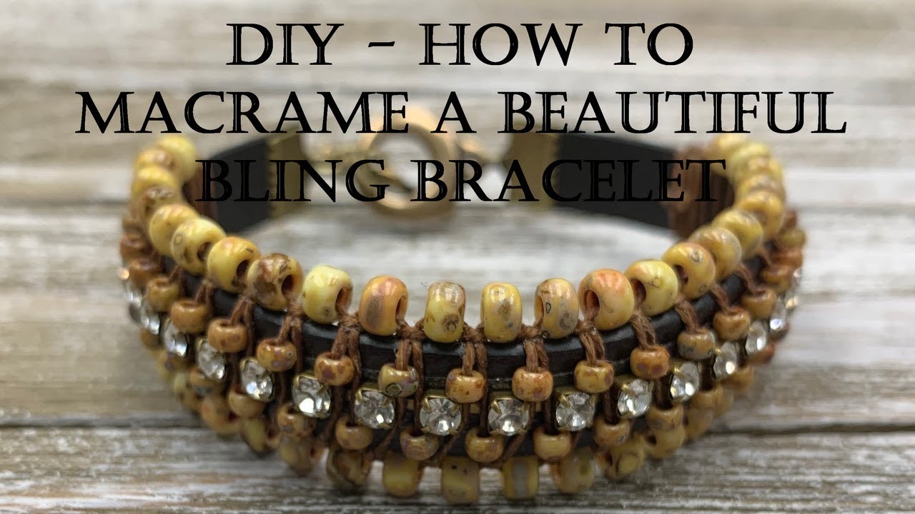 DIY Bracelet Tutorial - Learn how to make the gorgeous Diamonds in the Rough Bracelet
