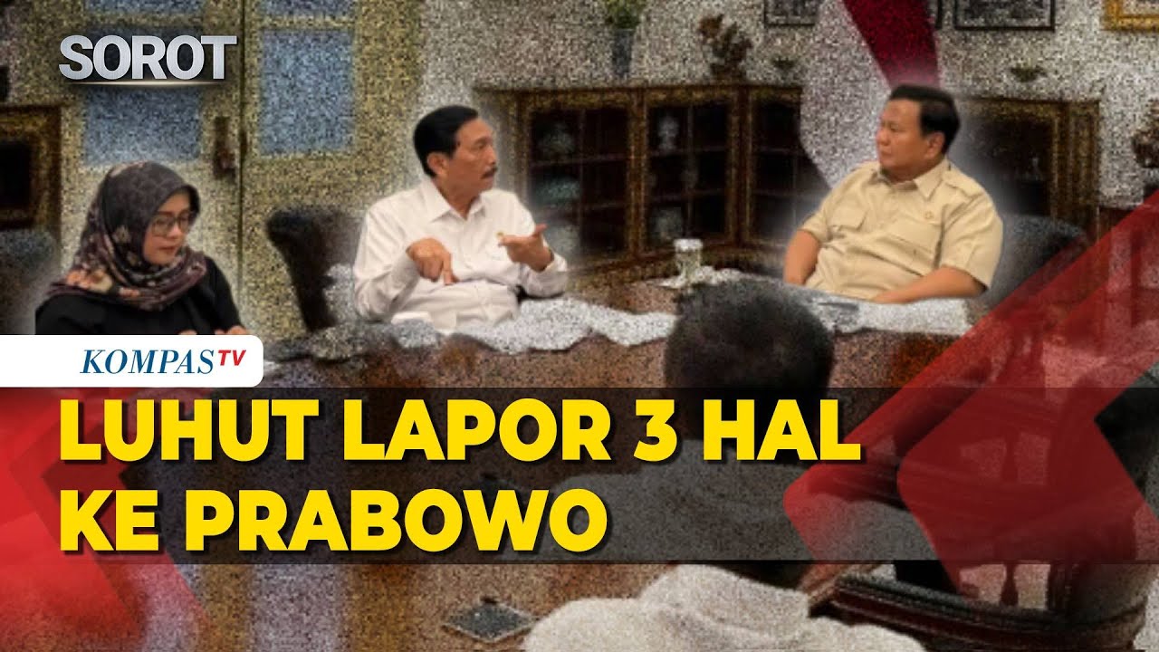 Prabowo Bertemu Luhut di Istana, Ini 3 Hal yang Dibahas