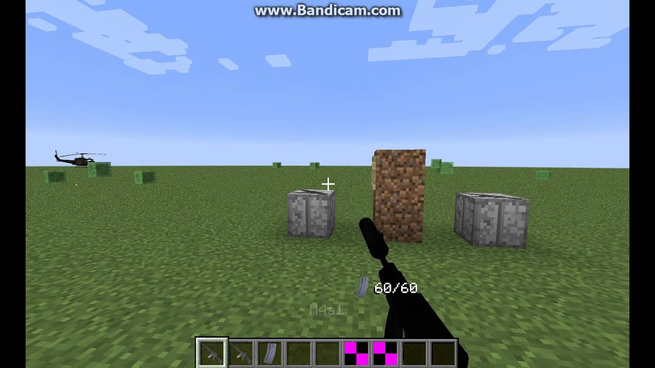 M4A1 Attachment Test; Minecraft 1.8.0