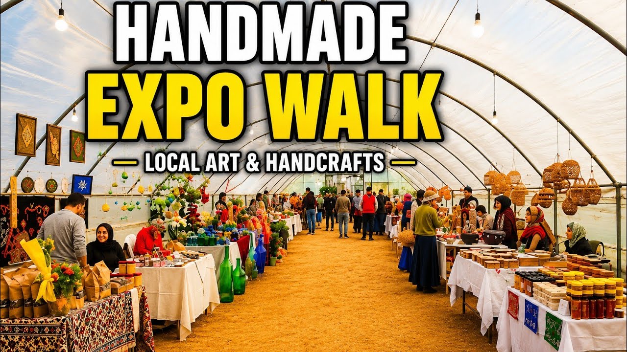 Local Producers Expo Silent Tour | Crafts & Organic Products (Lahijan)