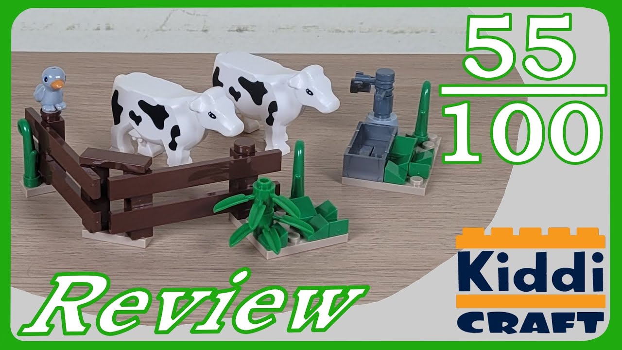 Kühe auf der Weide - Kiddicraft - BrickFarm - Review