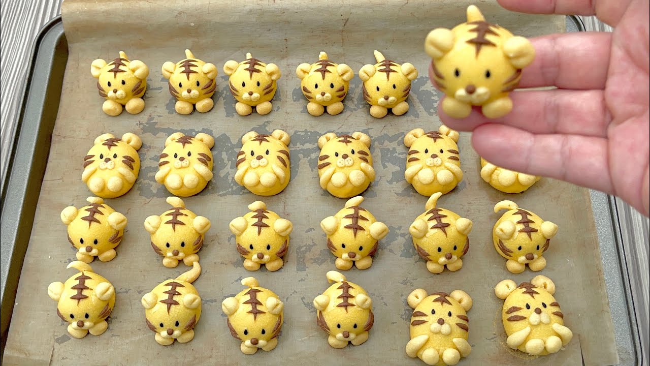 Nastar Macan Tiger Pineapple Tart
