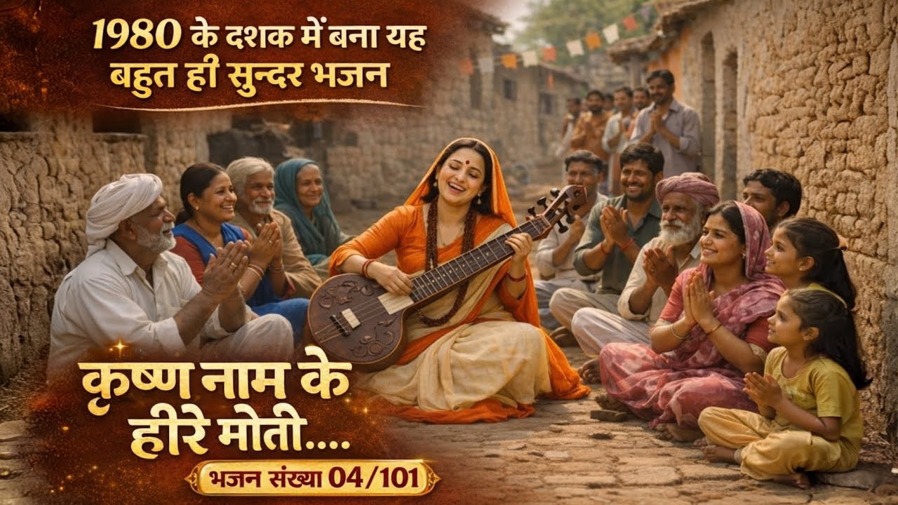 1980 से अमर भजन | राम नाम के हीरे मोती | कृष्ण नाम के हीरे मोती | आज भी भक्तों के हृदय में बसा है ।