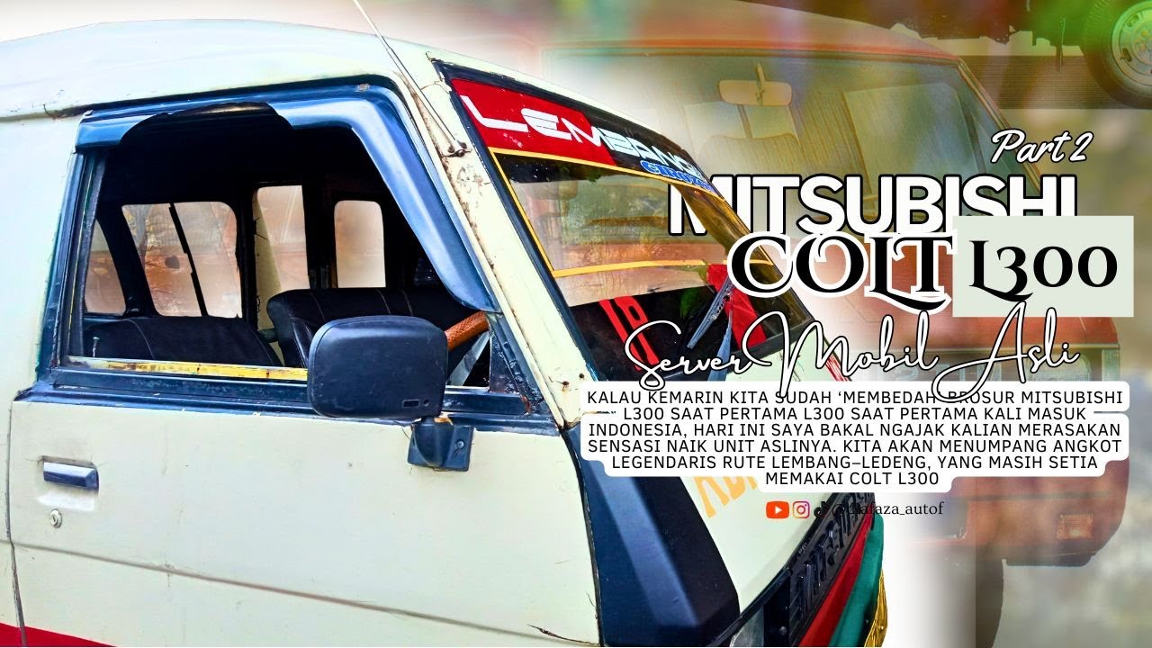 NAIK ANGKOT COLT L300 KE TANGKUBAN PERAHU, BAHAS MOBILNYA!