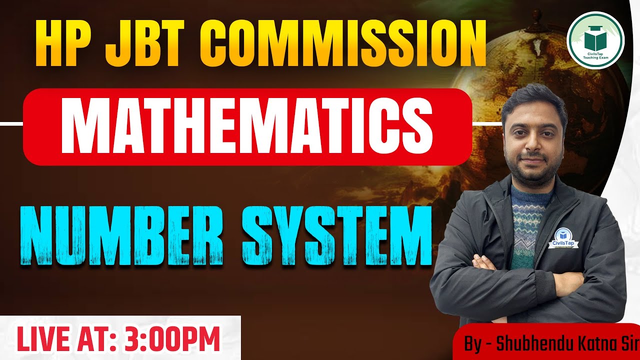 HP JBT Commission | Mathematics | Number System | Most Expected MCQs | Civilstap Teaching Exam