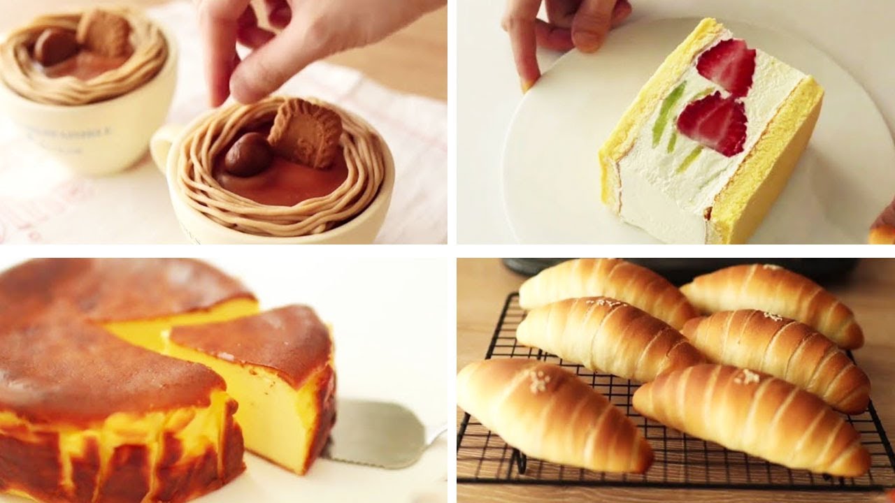 ASMR|Delicious Cheese Buns & Pastries|Creative Recipes|Cooking
