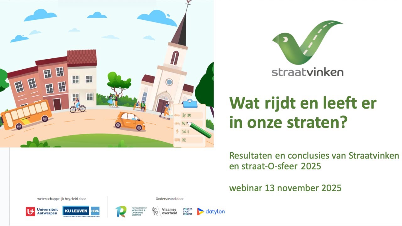 Webinar Straatvinken: Wat rijdt en leeft er in onze straten?