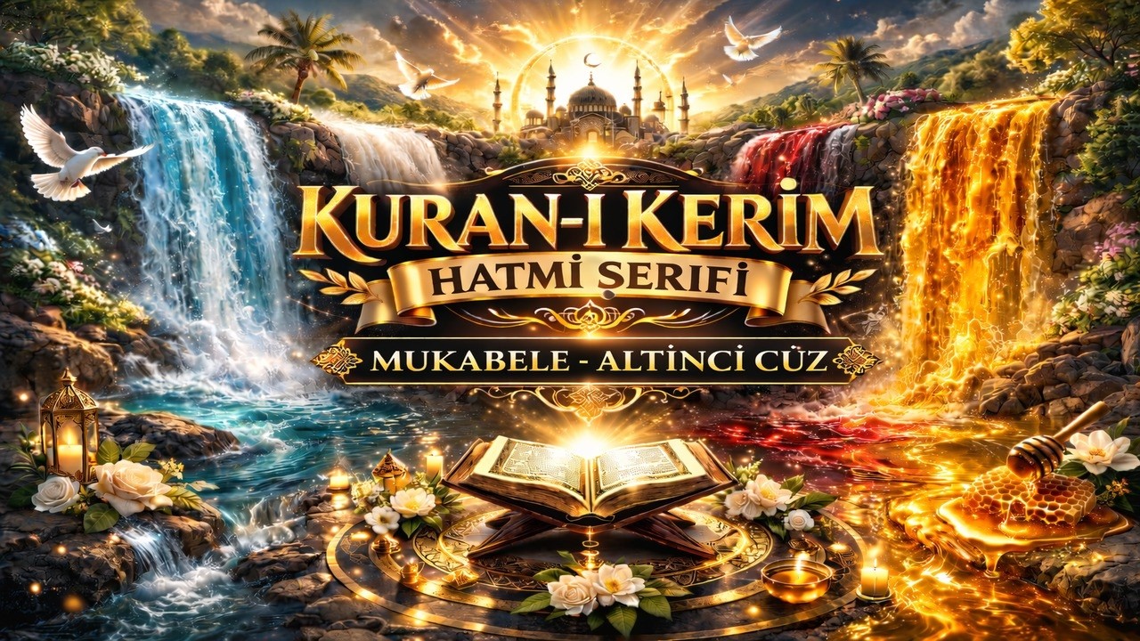 KURAN-I KERİM HATMİ ŞERİFİ - MUKABELE - ALTINCI C&Uuml;Z #kuran #quran #quranrecitation #qurantilawat