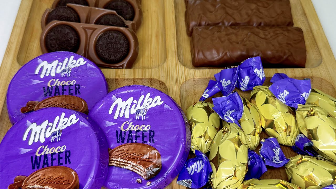 Filling platter with sweets 🍫 asmr 😋satisfying
