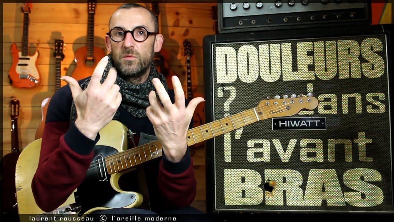 DOULEUR DANS LAVANT BRAS ET GUITARE