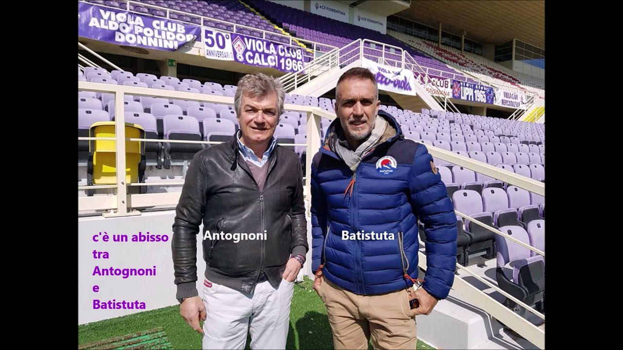 c'è un abisso tra Antognoni e Batistuta