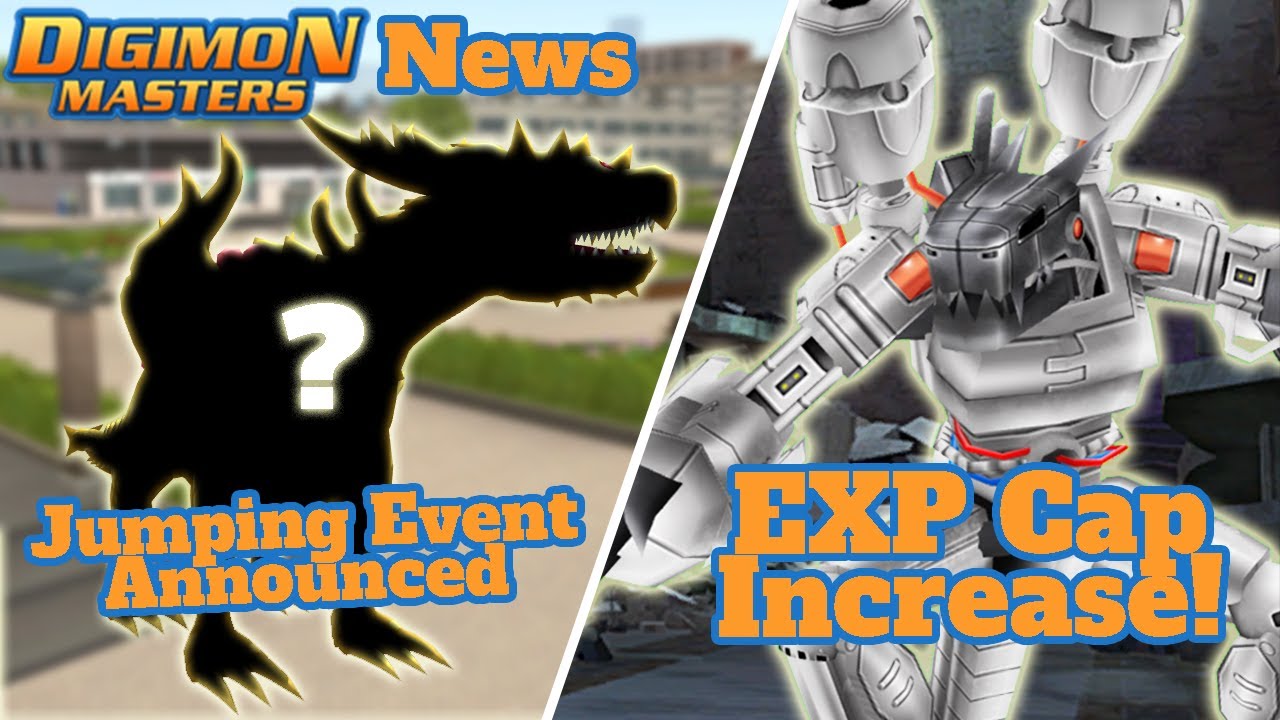 DMO News : EXP Cap Increase! - Jumping Event & event seals are back! - Digimon Masters Online NADMO
