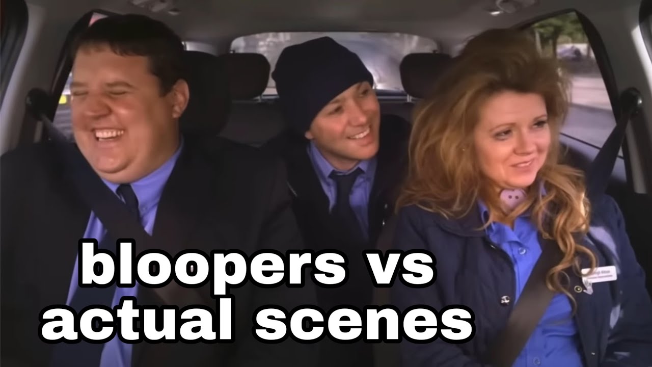 reece shearsmith car share bloopers vs actual scenes