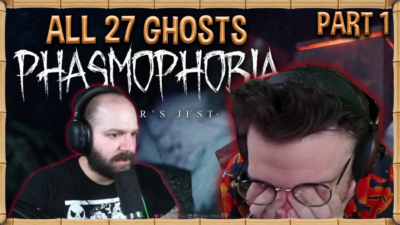 GUESS EVERY GHOST CHALLENGE  | Phasmophobia with Jeremy Dooley Part 1