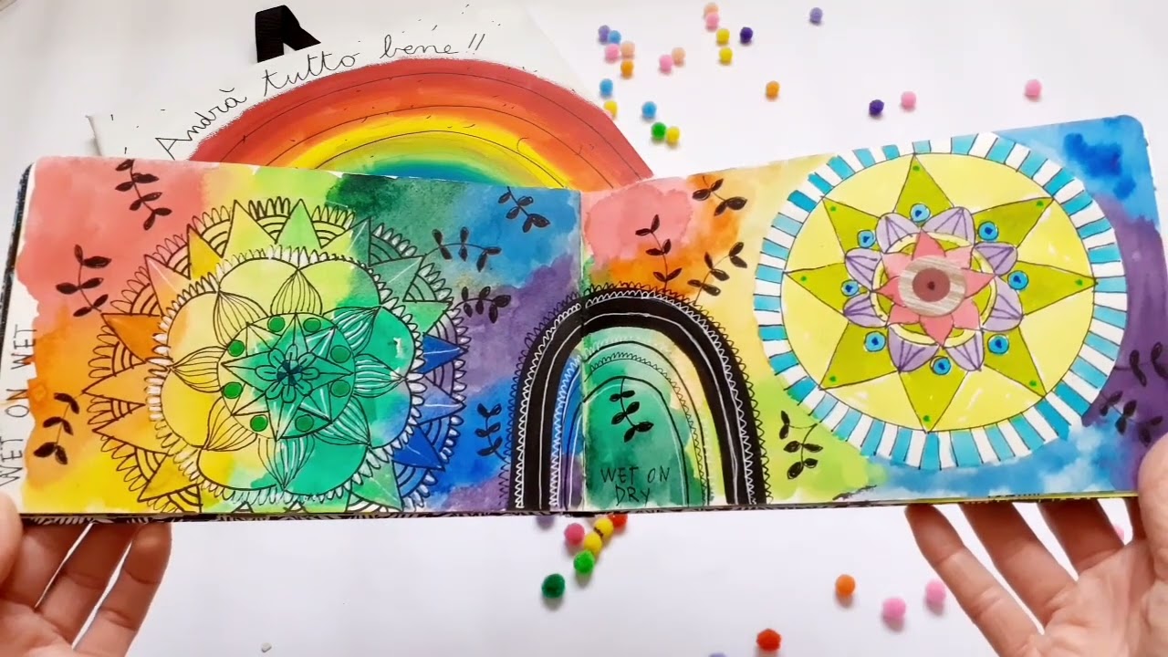 100+ sketchbook /#2                      Rainbows Sketchbook