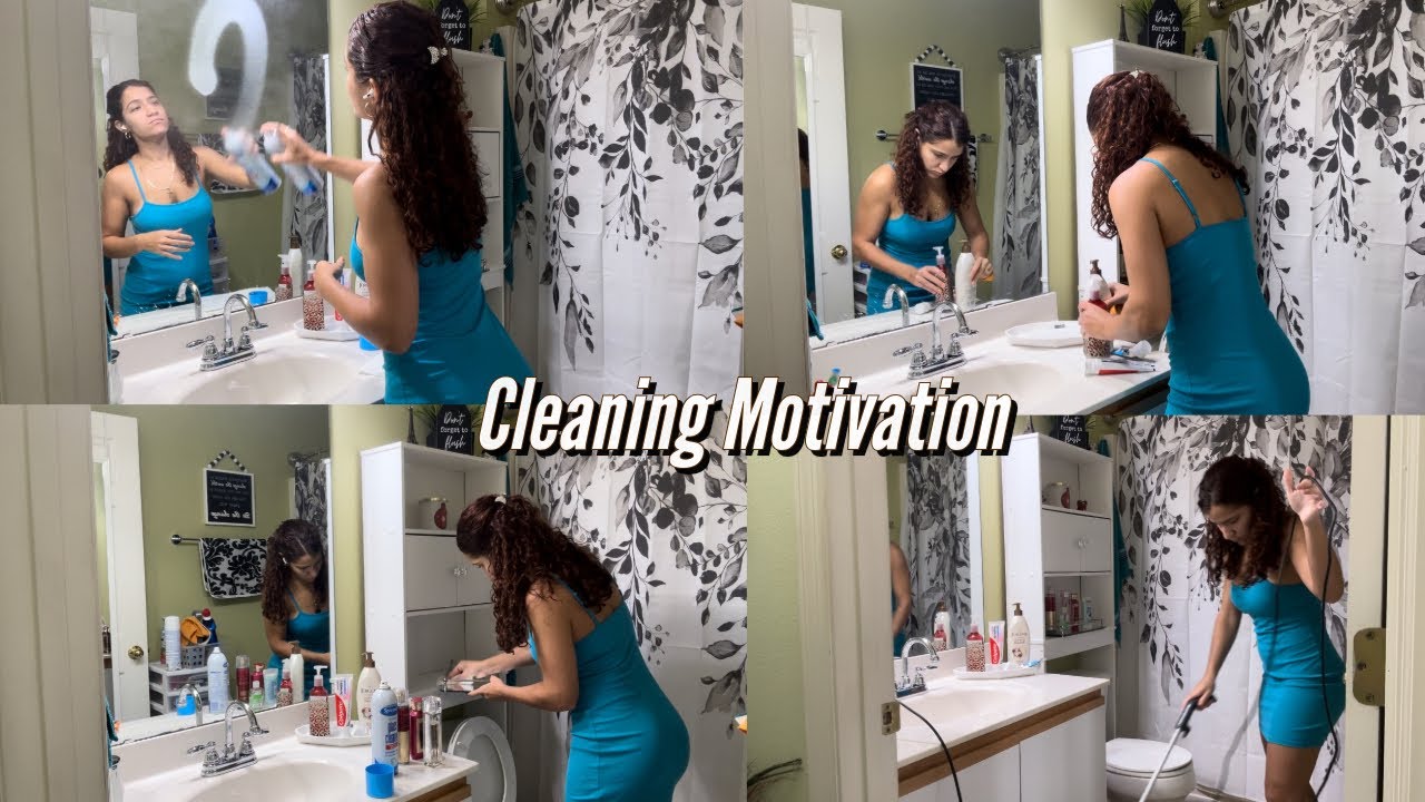 CLEANING MOTIVATION || BATHROOM WEEKLY CLEAN ||