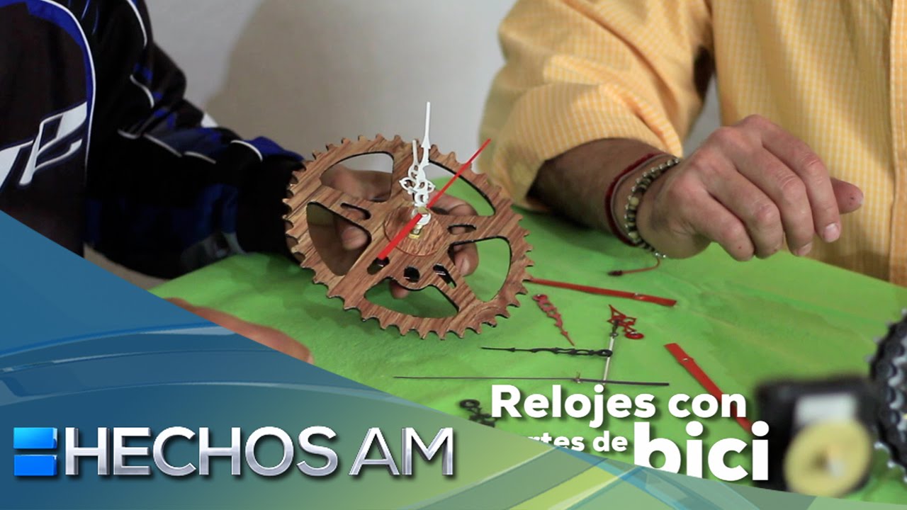 Hechos a mano con Nacho Núñez - Relojes con partes de bicicletas
