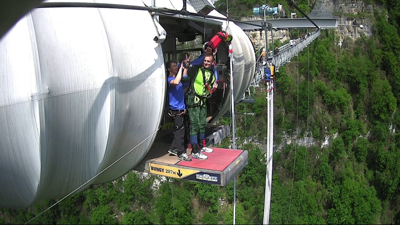 Bungy 207 m. The Skypark Sochi May 2016. Shishin Dmitriy #1
