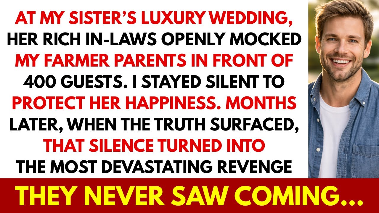 My Sister’s In-Laws Mocked My Parents at the Wedding — Months Later, the Truth Destroyed Them All