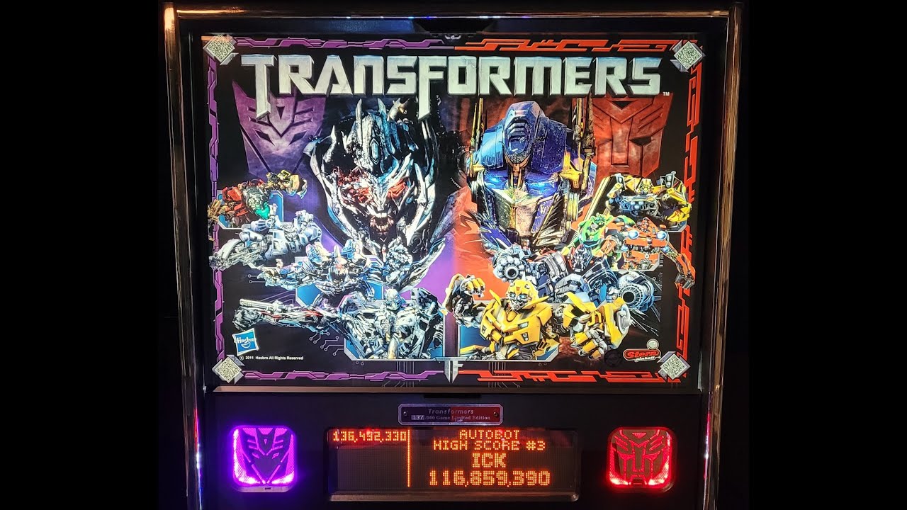 Transformers LE Pinball Gameplay. Roll Out mini wizard mode completed!